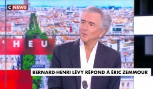Bernard-Henri Lévy répond à Eric Zemmour qui l'a qualifié de "traître"