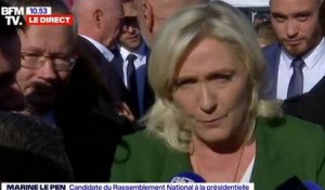 Marine Le Pen sur BFMTV à propos d'Eric Zemmour: "Nonobstant les provocations (...) je ne vois pas bien la plus-value qu'il apporte sur le sujet de...