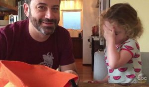 Halloween 2017 : Jimmy Kimmel fait croire à sa fille qu'il a mangé tous les bonbons