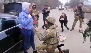 Un contrôle à un checkpoint se finit d'une façon incroyable en Ukraine !