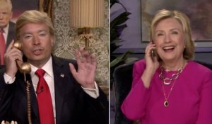Hillary Clinton se moque de Donald Trump dans un sketch avec Jimmy Fallon
