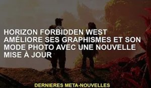 Horizon Forbidden West améliore ses graphismes et son mode photo avec une nouvelle mise à jour