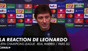 La réaction de Leonardo - UEFA Champions League - Real Madrid / PSG
