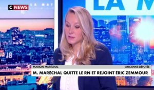 Marion Maréchal : «Sur le plan politique, Eric Zemmour a des cartes en main que Marine Le Pen n’a pas»