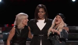 Michelle Obama à la finale de The Voice US