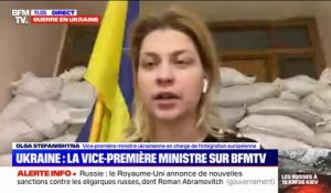 La vice-première ministre ukrainienne dénonce sur BFMTV "un comportement terroriste" de la Russie
