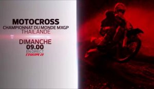 Motocross MXGP - Championnat du monde - Thaïlande - 06/03/16