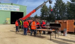 Les salariés de la carrière de Saint-Julien-Molin-Molette se mobilisent