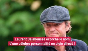 Laurent Delahousse écorche le nom d’une célèbre personnalité en plein direct !