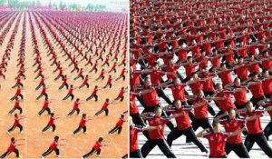 Kung Fu Shaolin : l'incroyable démonstration d'élèves chinois d'une école d'arts martiaux