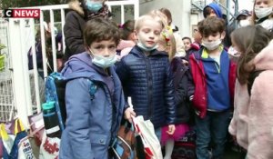 Nice : des enfants ukrainiens sur le banc de l’école