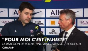 Mauricio Pochettino réagit aux sifflets des supporters après PSG / Bordeaux - LIGUE 1 UBER EATS