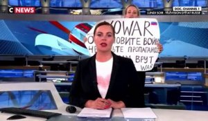 Guerre en Ukraine : Qui est Marina Ovsiannikova, la journaliste qui a manifesté en plein JT à la télévision russe ?