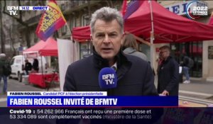 Fabien Roussel, candidat PCF à l'élection présidentielle, propose de revaloriser le SMIC à 1900 euros brut