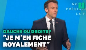 Accusé de faire du pillage de programme, Macron candidat "s'en fiche royalement"