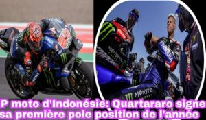 GP Moto D'Indonésie: Quartararo Signe Sa Première Pole Position De L'année - grand prix 2022