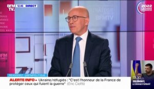 Eric Ciotti dénonce un ministère de l'Éducation nationale "impuissant": "Il y a peu de crédibilité dans les propositions" d'Emmanuel Macron