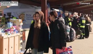 La ville polonaise de Przemyśl accueille de nombreux réfugiés