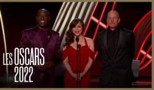 Retrouvailles entre Rosie Perez, Woody Harrelson et Wesley Snipes - Oscars 2022