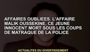 Entreprise oubliée. L'affaire Malik Oussekine, le jeune innocent mort sous la baguette