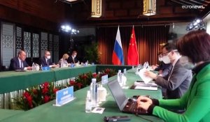 Pékin et Moscou affichent leur unité sur les sujets internationaux