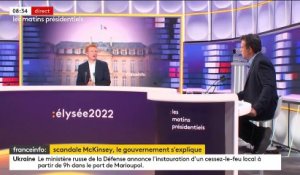Recours aux cabinets de conseil privés : "Ce sera terminé" si Jean-Luc Mélenchon est élu, promet Adrien Quatennens