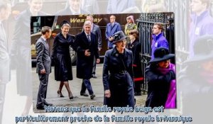 Le roi Philippe et la reine Mathilde de Belgique - à Londres en hommage au prince Philip
