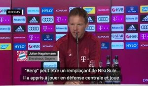 Bayern - Nagelsmann loue la polyvalence de Pavard