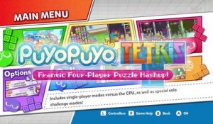 Puyo Puyo tetris game modes trailer