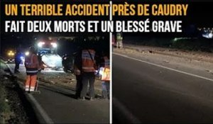 Un terrible accident près de Caudry fait deux morts et un blessé grave