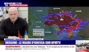 Guerre en Ukraine: sur BFMTV, le maire d'Odessa annonce que la ville "se prépare au pire"