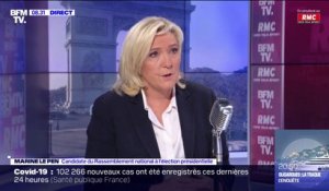 Marine Le Pen sur le massacre de Boutcha en Ukraine: "Je pense qu'il s'agit d'un crime de guerre"