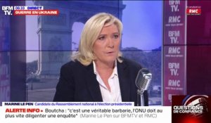 Marine Le Pen: "Il faudra tenter d'éviter que la Russie parte définitivement dans les bras de la Chine"