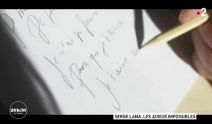 fVOICI - Serge Lama : ses déchirantes confidences sur la mort de sa fiancée