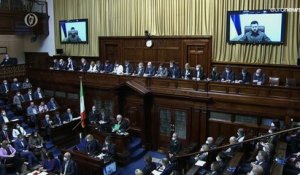 Volodymyr Zelensky s'est adressé au Parlement irlandais