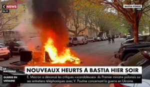 Les images de la nouvelle nuit de violence en Corse : Incendies, cocktails molotov, drapeau Français brûlé, attaque de la Préfecture et du commissariat...