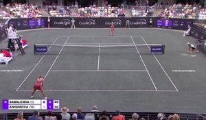 Charleston - Sabalenka n'y arrive plus