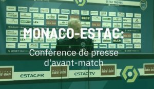 Conférence de presse d'avant-match Monaco-ESTAC