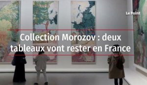 Collection Morozov : deux tableaux vont rester en France
