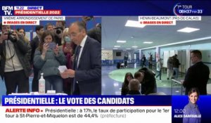 Présidentielle: Éric Zemmour vote à Paris