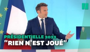 Emmanuel Macron : "Ne nous trompons pas, rien n'est joué"