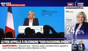 Marine Le Pen: "J'entends recoudre les multiples fractures dont souffre une France trop déchirée"