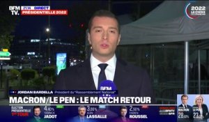 Jordan Bardella (RN): "Le clivage aujourd'hui se fait entre ceux qui croient en la France et ceux qui n'y croient plus"