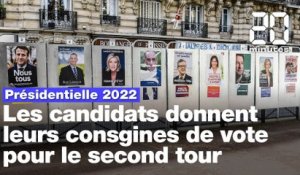 Présidentielle 2022 : Les consignes de vote des candidats pour le second tour