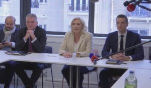 "Je repars cet après-midi sur le terrain." Marine Le Pen