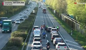 Suisse : bretelle d'autoroute bloquée par des militants pour le climat