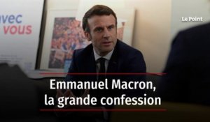 Emmanuel Macron, la grande confession