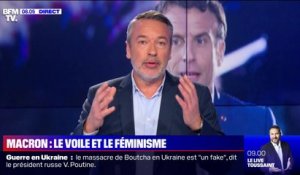 Port du voile dans l'espace public: le clivage entre Emmanuel Macron et Marine Le Pen