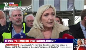 Marine Le Pen sur l'inflation: "La France de Macron, c'est une France qui va s'arrêter"