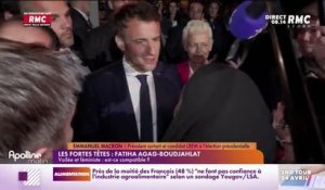 RMC Info : Emmanuel Macron félicite une femme "voilée et féministe"